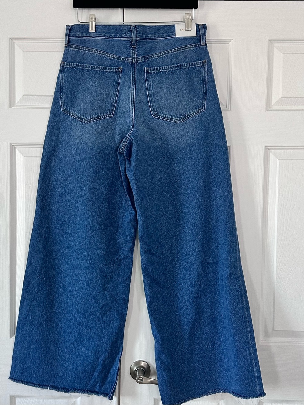Express Relaxed High Waist Wide Leg Jeans Size 12 - Picture 4 of 9